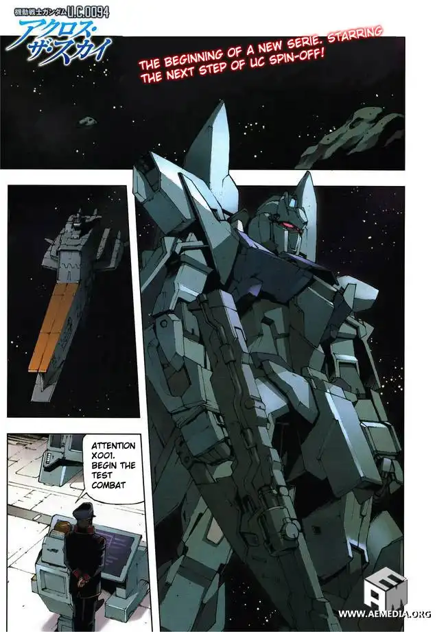 Kidou Senshi Gundam U.C. 0094 - Across The Sky Chapter 1 1